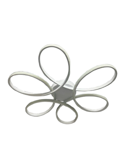 BEYAZ PAPATYA BASIK TAVAN LED AVİZE