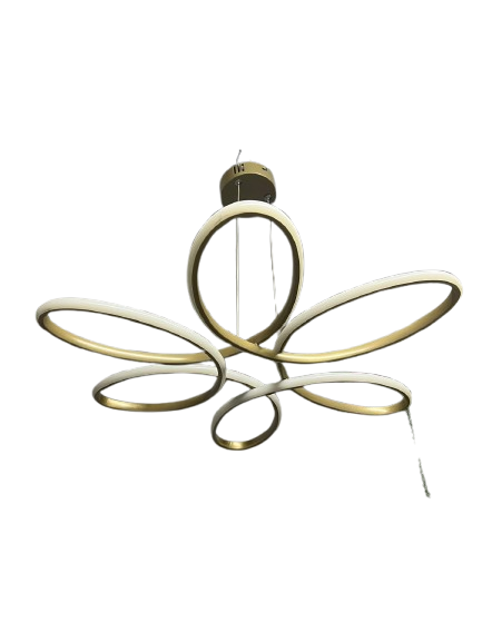 GOLD PAPATYA SARKIK LED AVİZE