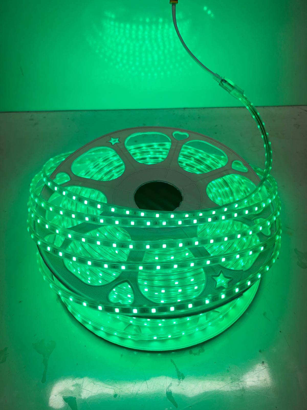 5M 220V YEŞİL ŞERİT LED 