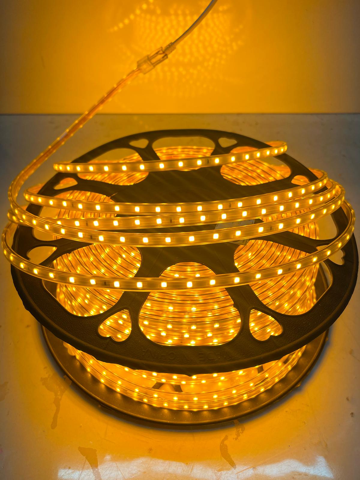 5M 220V AMBER ŞERİT LED 