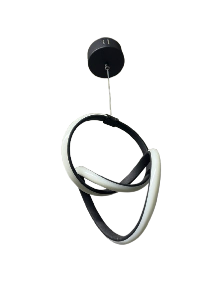 SİYAH KARMAŞIK LED AVİZE