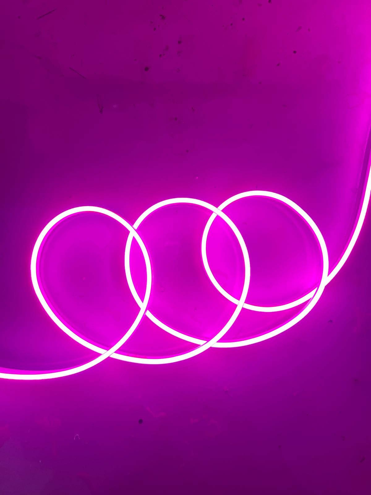 PEMBE NEON LED 